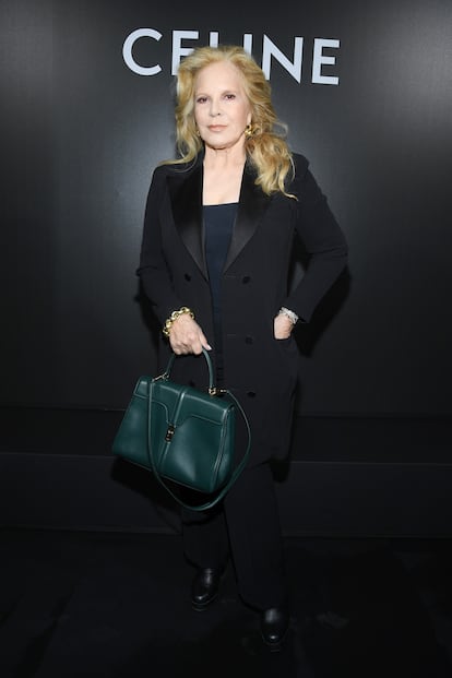 Sylvie Vartan en un desfile de Celine en 2020.