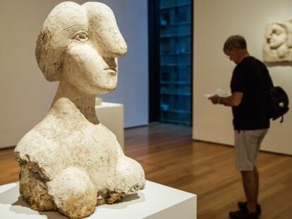 Escultura de Picasso exhibida en el MOMA de Nueva York.