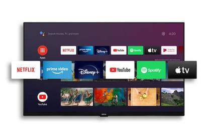 Android TV en una pantalla