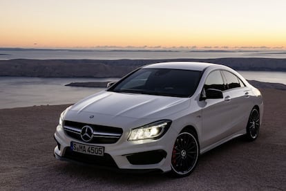 El Mercedes-Benz CLA 45 AMG, uno de los bólidos especiales de la marca.