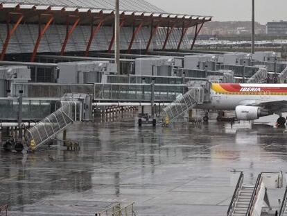 Terminal de T4 del Aeropuerto Adolfo Su&aacute;rez Madrid Barajas. 