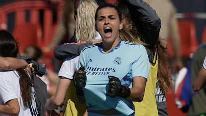 Misa Rodríguez con el Real Madrid la temporada pasada.