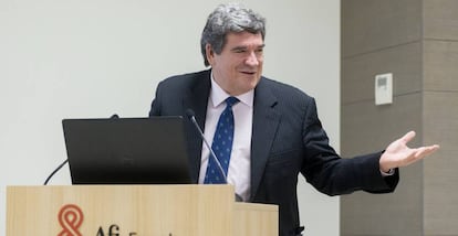 El ministro de Inclusión, Seguridad Social y Migraciones, José Luis Escrivá.