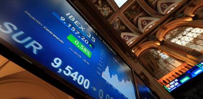 El principal indicador de la Bolsa española, el Ibex 35.