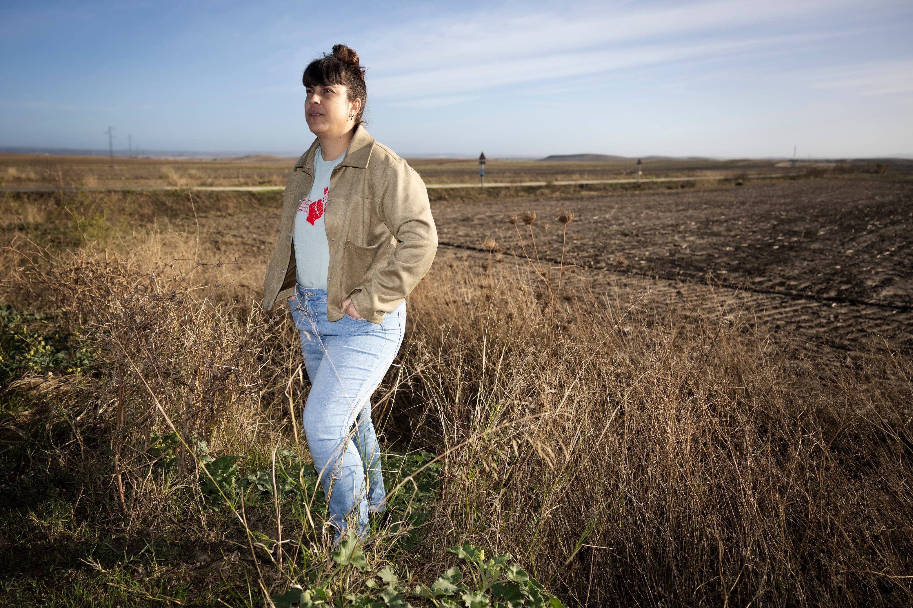 Ana Pinto, en Escacena del Campo, Huelva.