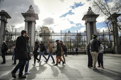 El parque del Retiro, en Madrid.