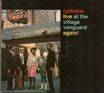 La portada del álbum de John Coltrane 'Live at the village vanguard again!'.