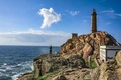 El faro del cabo Vilán, en Camariñas (A Coruña). 