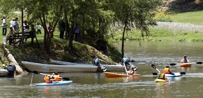 Parque Ecoalberto, donde simulan pasar la frontera a EE UU.