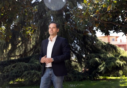 Aguado, ex vicepresidente de la Comunidad de Madrid, tras la entrevista.