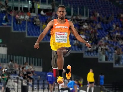 El atleta Jordan Díaz.
