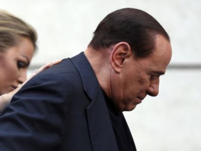 Silvio Berlusconi y Silvia Pascale.
