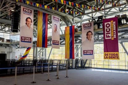 Espacio del candidato a la presidencia por la coalición Equipo por Colombia, Federico Gutiérrez.
