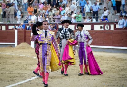 Damián Castaño, el pasado 1 de septiembre, en la plaza de Las Ventas.