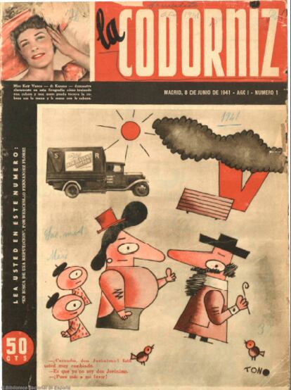 El primer número de la revista 'La Codorniz'.