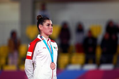 La gimnasta mexicana Dafne Navarro