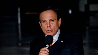 El gobernador de São Paulo, João Doria, comparece el 8 de mayo.