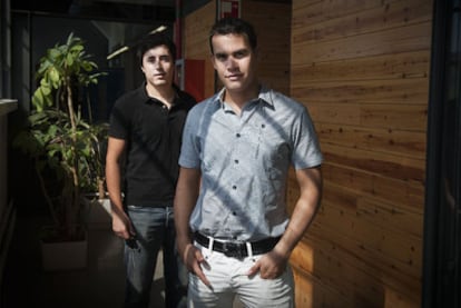 Andrés Bou, a la izquierda, y Horacio Martos, fundadores de Social Point.
