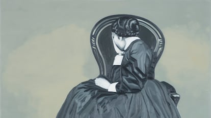 'Woman in Mourning'. De la serie 'Una historia victoriana', 2018, obra de Cristina Toledo.