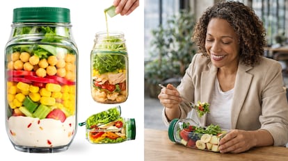 ensalada en tarro​