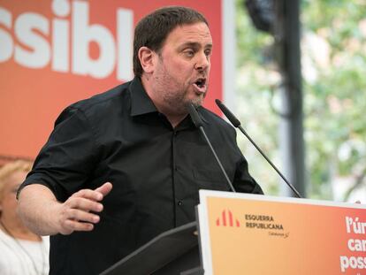 El president d'Esquerra, Oriol Junqueras.