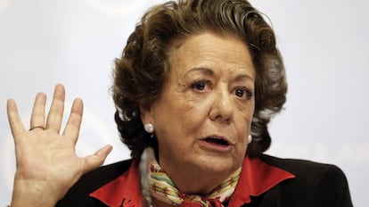 L'exalcaldessa de València i senadora del PP, Rita Barberá.