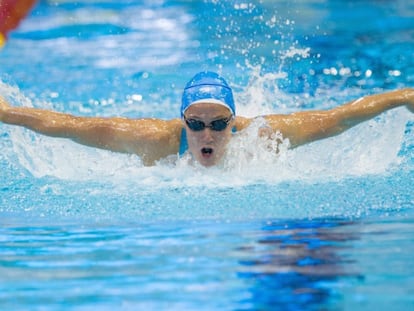 Mireia Belmonte, en los 200m mariposa.