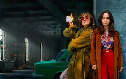 Protagonistas de la serie Ponies que llega a SkyShowtime