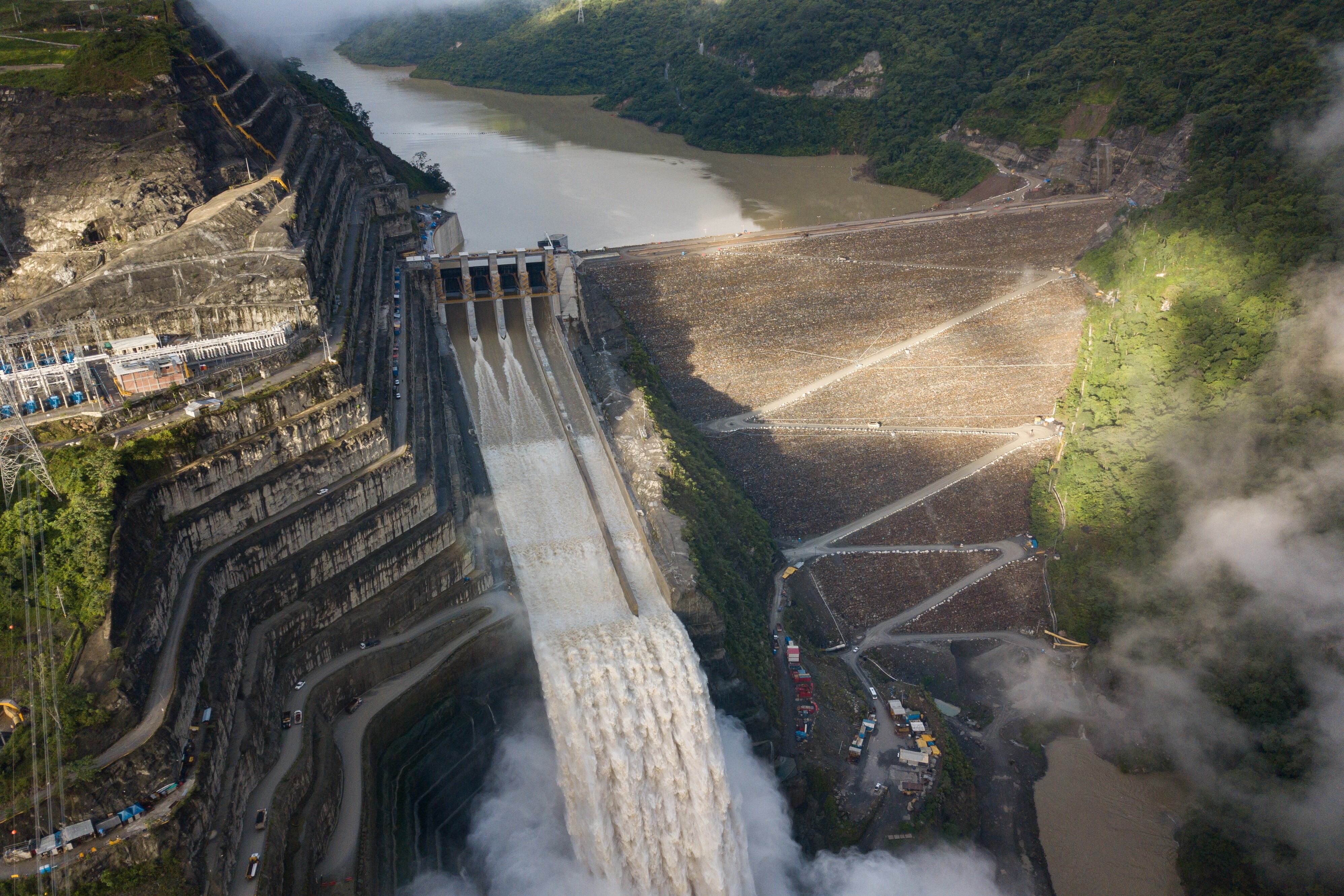 La central de Hidroituango en Antioquia, en junio de 2019.