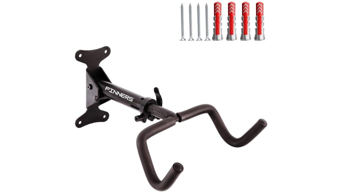 Soporte para colgar la bicicleta en la pared plegable.