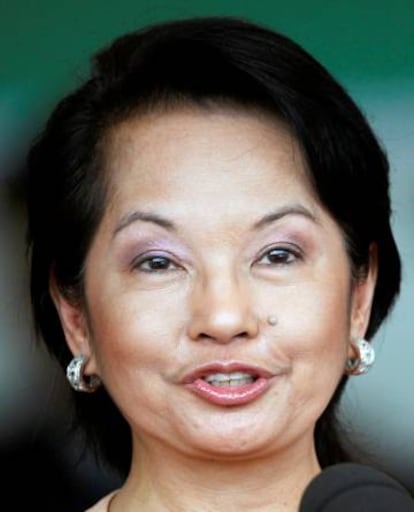 Arroyo durante su presidencia, en 2010.