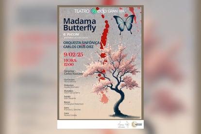 La prestigiosa Orquesta Sinfónica Carlos Cruz-Diez llega a la Gran Vía de Madrid para presentar 'Madama Butterfly'.