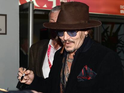 El actor Johnny Depp.