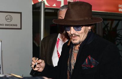 El actor Johnny Depp.