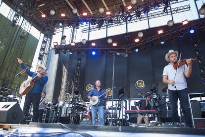 El grupo Josh Abbott en un concierto en Washington el pasado julio.