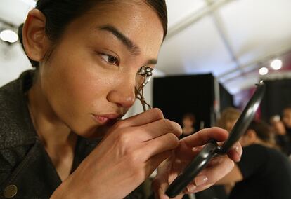 B. Michael Spring 2005 - Backstage