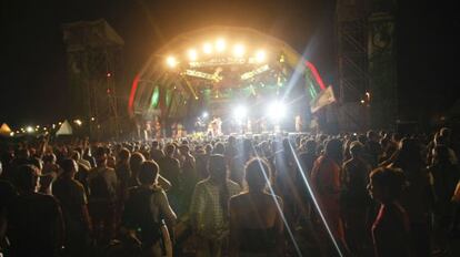 Una imagen del público asistente a los conciertos del Rototom en agosto de 2013.