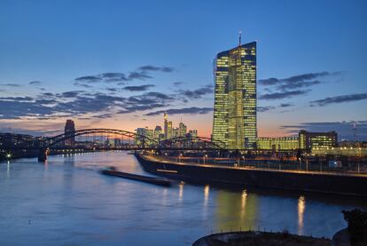 Sede del Banco Central Europeo, en Frankfurt.