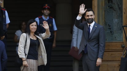 Empieza el juicio a los miembros independentistas de la Mesa del Parlament que presidió Roger Torrent.