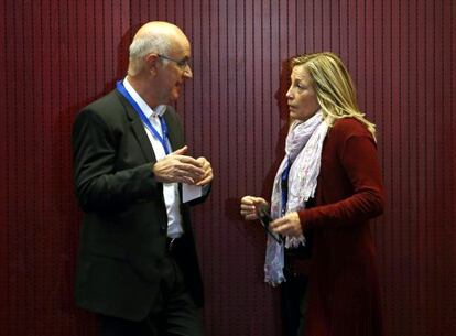 Duran i Lleida i la vicepresidenta del Govern, Joana Ortega