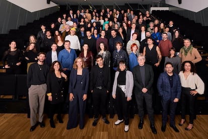 Fotografia de nominats als Premis Gaudí 2024 realitzada el 19 de gener de 2024 al Disseny Hub Barcelona.