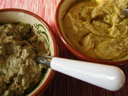 Hummus y babaganoush