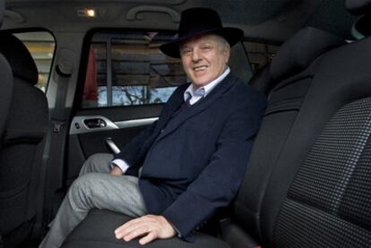 The Argentinean conductor Daniel Barenboim in Madrid.