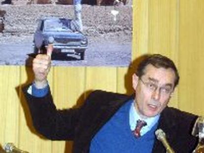 Alain Boinet, en la reunión de la Unesco en París.