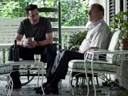 Robert Downey junior y Robert Duvall, en 'El juez'.