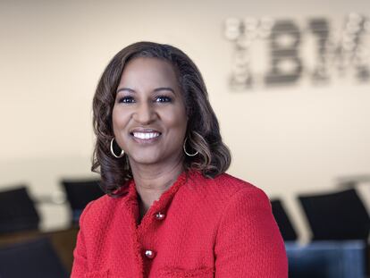 Justina Nixon, vicepresidenta y directora global de Impacto de IBM.