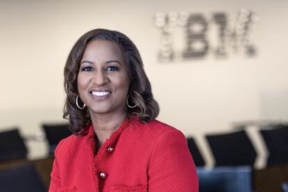 Justina Nixon, vicepresidenta y directora global de Impacto de IBM.