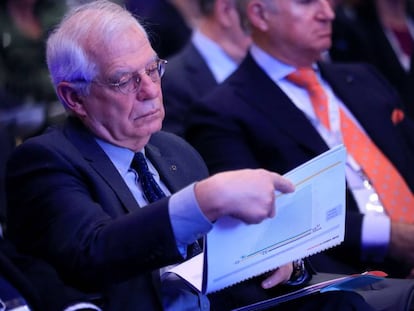 Josep Borrell en el Foro Iberoamérica, este viernes en Madrid.