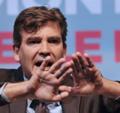 Arnaud Montebourg, durante la campaña.