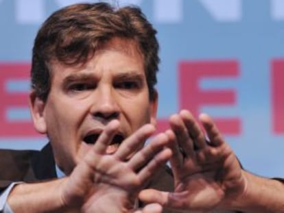 Arnaud Montebourg, durante la campaña.